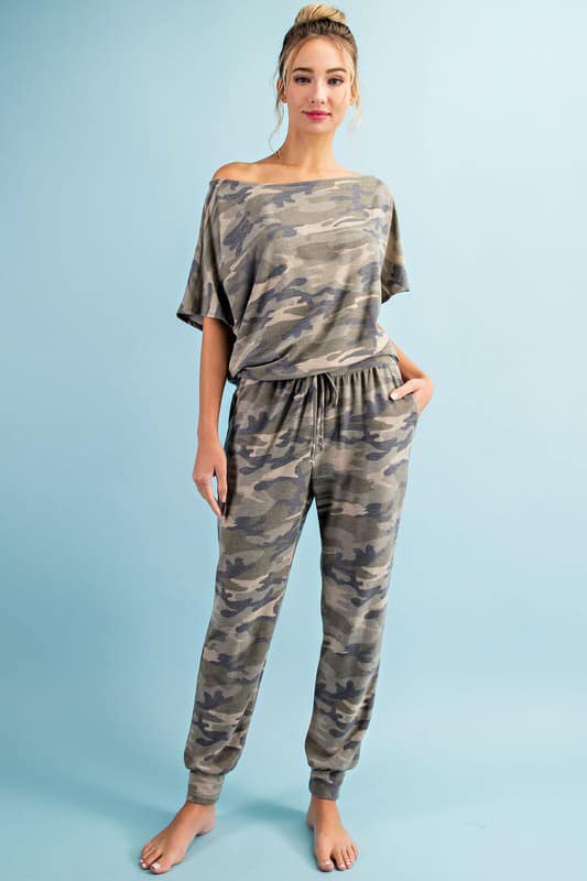 Camo Lounge Set - 2 Piece